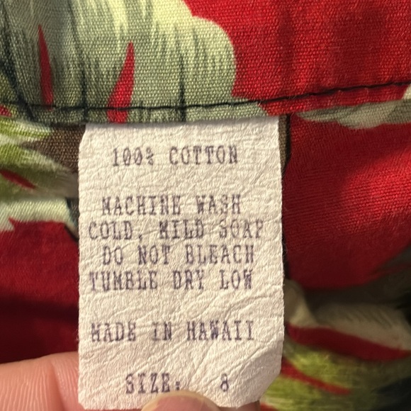 No brand two pack Hawaiian style shorts size 8 - Picture 3 of 4